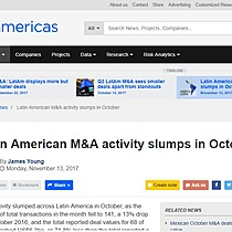 LatinAmericanM&AactivityslumpsinOctober